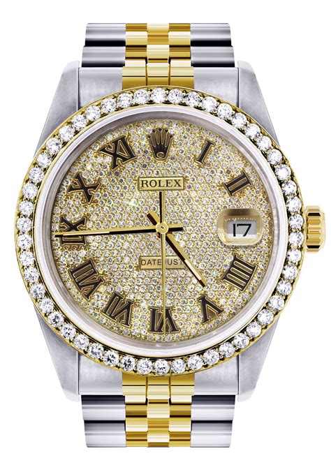 rolex mens gold watch